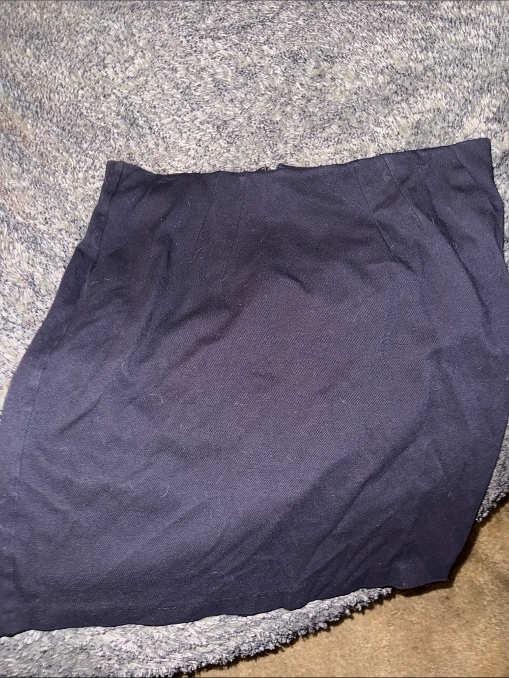 Women's Navy Mini Skirt - Sleek Everyday Style